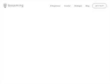 Tablet Screenshot of bossming.com